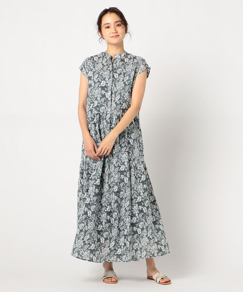 fredy repit（フレディレピ）の「スシボイルフラワープリントワンピース（ワンピース・レディース・オレンジ/グレイッシュブルー・38）」の11枚目の写真