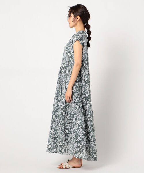 fredy repit（フレディレピ）の「スシボイルフラワープリントワンピース（ワンピース・レディース・オレンジ/グレイッシュブルー・38）」の14枚目の写真