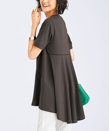 BELLUNA PLUS | 汗ジミ対策！バックフレアーチュニック(チュニック)