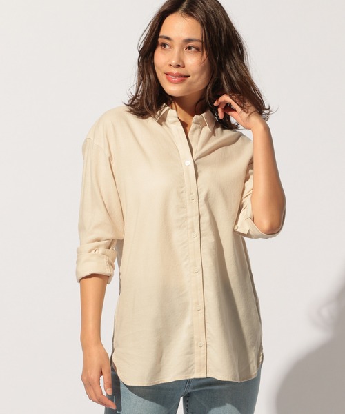 BAYFLOW（ベイフロー）の「リネンストレッチシャツ（テンセル(TM)繊維