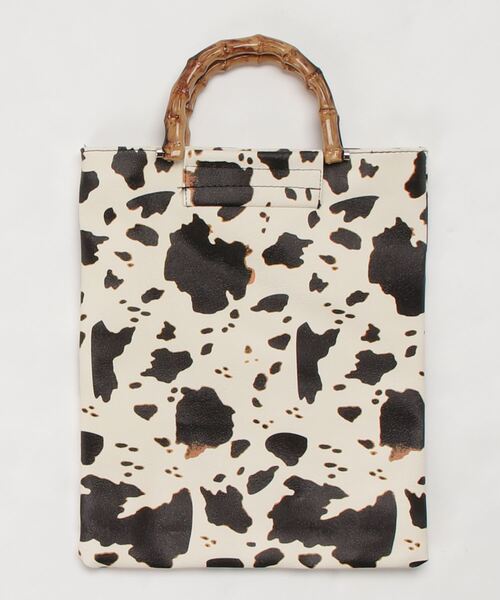 Solace（ソレイス）の「カウ柄ハンドバッグ（ハンドバッグ・レディース・ホワイト・FREE）」の13枚目の写真