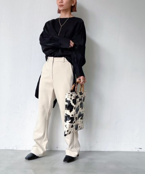 Solace（ソレイス）の「カウ柄ハンドバッグ（ハンドバッグ・レディース・ホワイト・FREE）」の19枚目の写真