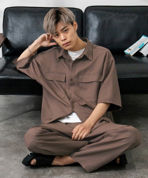 PairPair(ペアペア)の「ドライオックストラウザーパンツ(ユニセックス/セットアップ)(その他パンツ・レディース・ブルーグリーン/ブラウン/アイボリー・MEDIUM/LARGE)」の19枚目の写真