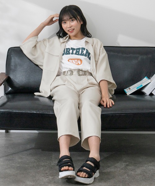 【極美品】UNIVERSAL PRODUCTS トラウザーパンツ ECRU カートトラウザーズ｜オーガニックコットンツイル (BEIGE