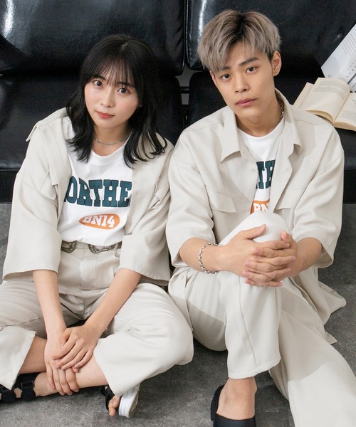 PairPair(ペアペア)の「ドライオックストラウザーパンツ(ユニセックス/セットアップ)(その他パンツ・レディース・ブルーグリーン/ブラウン/アイボリー・MEDIUM/LARGE)」の4枚目の写真