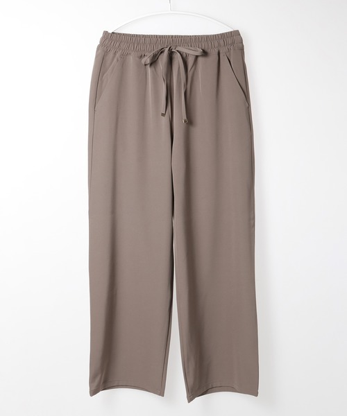 Honeys（ハニーズ）の「イージーストレートパンツ（その他パンツ・レディース・ブラック/ベージュ/ネイビー/モカ・LL/S/M/L）」の10枚目の写真