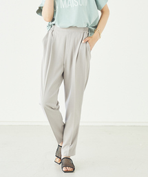 abahouse mavie | ecru　タックテーパードパンツ(スラックス)