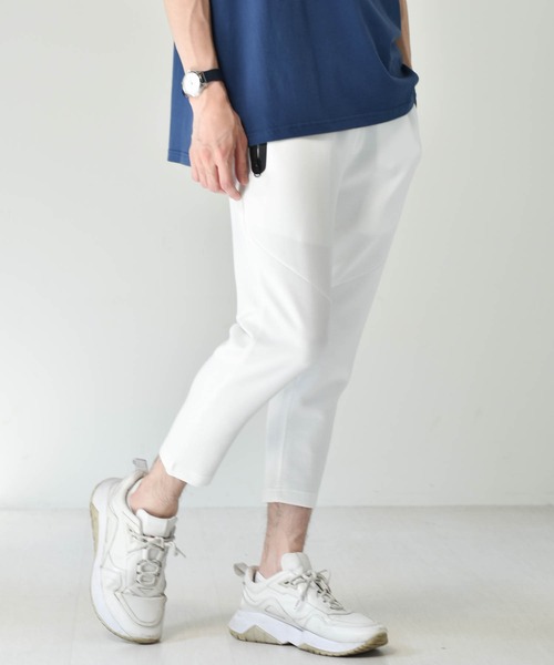 Starting Over（スターティングオーバー）の「ダンボールニット クロップド ジョガーパンツ（スウェットパンツ・メンズ・ホワイト/ブラック/ブルー/モカ/チャコール・M/L/XL）」の17枚目の写真