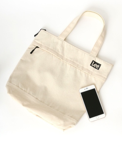 Lee（リー）の「Lee/リー キャンバス ロゴ トートバッグ（トートバッグ・メンズ・ライトグレー/ブラック/ベージュ/オフホワイト/カーキ・FREE）」の12枚目の写真