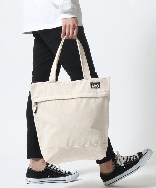 Lee（リー）の「Lee/リー キャンバス ロゴ トートバッグ（トートバッグ・メンズ・ライトグレー/ブラック/ベージュ/オフホワイト/カーキ・FREE）」の21枚目の写真