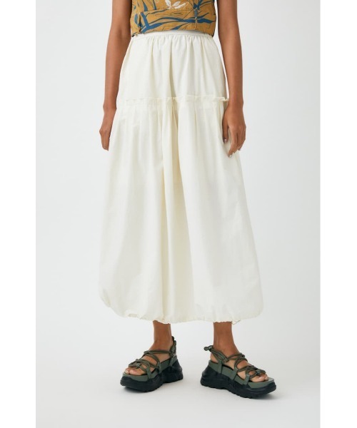 MOUSSY（マウジー）の「TIERED TUCK スカート（スカート・レディース・アイボリー/ライトカーキ/ブラック・1/2）」の6枚目の写真