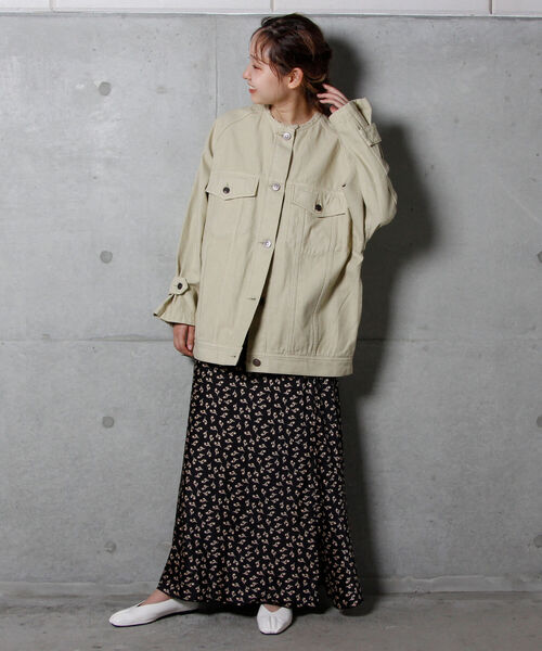 fredy emue(フレディエミュ)の「サテンマーメイドスカート(スカート・レディース・ピンク/グリーン/ホワイト系その他4/ブラック系その他3・38/36)」の6枚目の写真