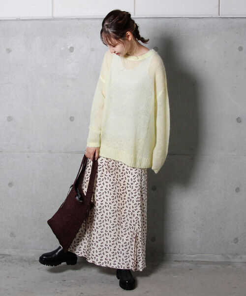 fredy emue(フレディエミュ)の「サテンマーメイドスカート(スカート・レディース・ピンク/グリーン/ホワイト系その他4/ブラック系その他3・38/36)」の10枚目の写真