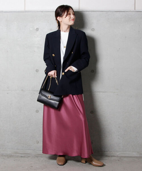 fredy emue(フレディエミュ)の「サテンマーメイドスカート(スカート・レディース・ピンク/グリーン/ホワイト系その他4/ブラック系その他3・38/36)」の15枚目の写真