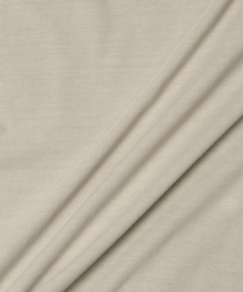 The DUFFER of ST.GEORGE（ザダファーオブセントジョージ）の「GARMENT-DYE OVER SIZE L/SL TEE：オーバーダイ加工 ビッグシルエット ロンTEE オーバーサイズ（Tシャツ/カットソー・メンズ・ベージュ/ブラウン・SMALL/MEDIUM/LARGE/X-LARGE）」の13枚目の写真