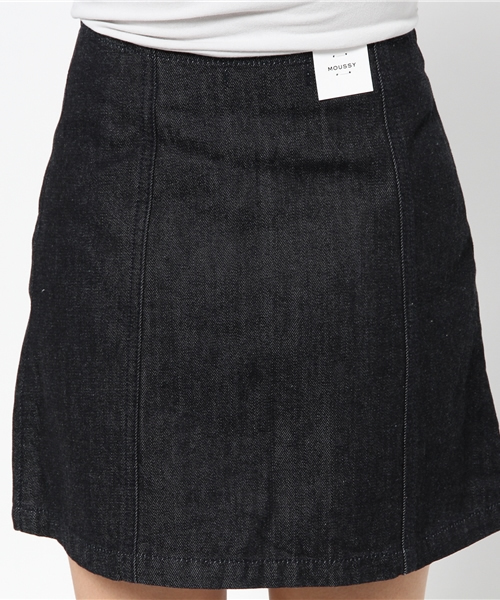MOUSSY(マウジー)の「button up denim mini SK(デニムスカート・レディース・ワンウォッシュ・0/1/2)」の9枚目の写真