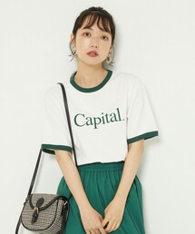 FREAK'S STORE | ▽リンガーＴシャツ(Tシャツ/カットソー)