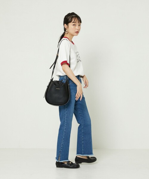 FREAK'S STORE（フリークスストア）の「リンガーＴシャツ（Tシャツ/カットソー・レディース・グリーン/レッド/ブラウン・ﾌﾘ-）」の12枚目の写真