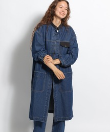 niko and... | [niko and ...JEANS 2021AW]スタンドカラーワークデニムコート(その他アウター)