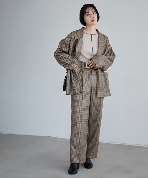 PAGEBOY(ページボーイ)の「ハイショクメロープルオーバーロングスリーブ(Tシャツ/カットソー・レディース・オフホワイト/ブラック/グレイッシュベージュ・FREE)」の19枚目の写真