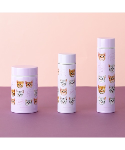 Francfranc（フランフラン）の「シュシュ ボトル 180ml キャット（水筒・レディース・マルチ・FREE）」の3枚目の写真