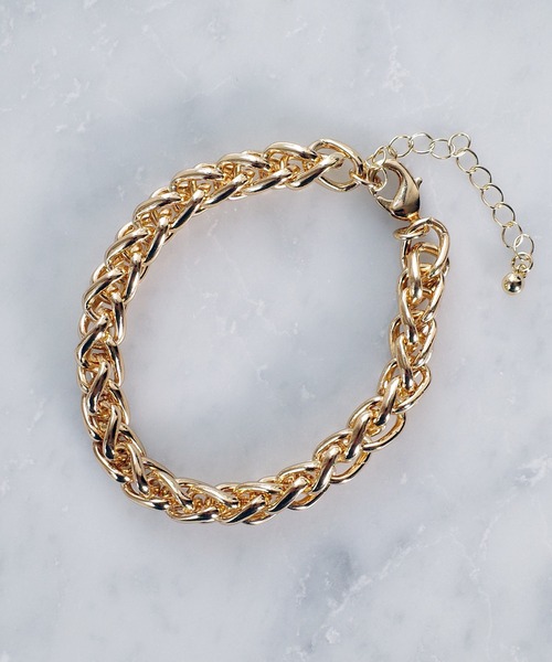 SIGNAL（シグナル）の「【SIGNAL/シグナル】Chunky Chain Bracelet / チャンキーチェーンブレスレット（ブレスレット・レディース・シルバー/ゴールド・17cm）」の6枚目の写真