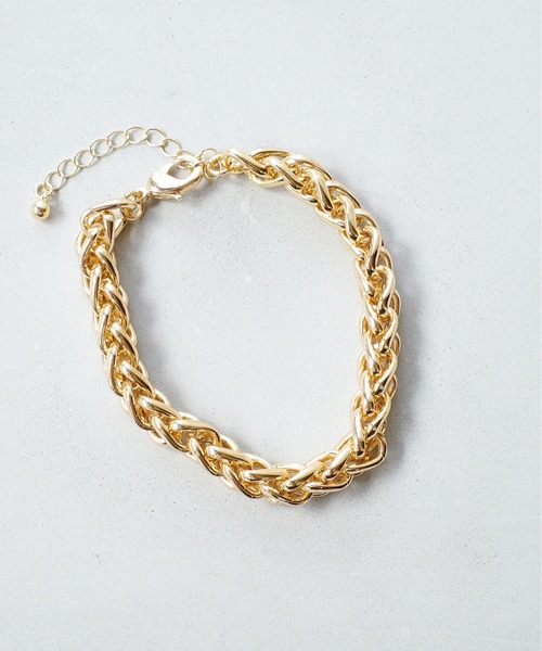 SIGNAL（シグナル）の「【SIGNAL/シグナル】Chunky Chain Bracelet / チャンキーチェーンブレスレット（ブレスレット・レディース・シルバー/ゴールド・17cm）」の10枚目の写真