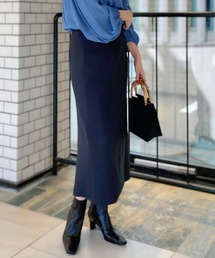 RIVE DROITE | 女性らしいシルエットが魅力　ジャージライクストレートスカート(スカート)