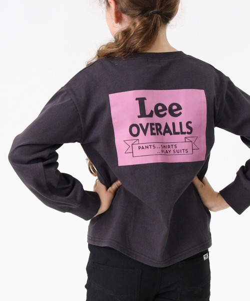 Lee（リー）の「【Lee】バックプリントロンＴ（Tシャツ/カットソー・キッズ・ホワイト/ブラック/ベージュ/グリーン・120/130/155/105/140）」の2枚目の写真