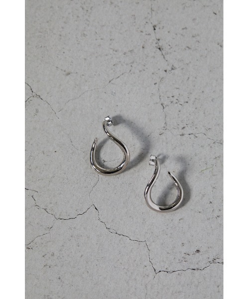 STYLEMIXER（スタイルミキサー）の「ビッグフープピアス（ピアス（両耳用）・レディース・シルバー/ゴールド・FREE）」の2枚目の写真