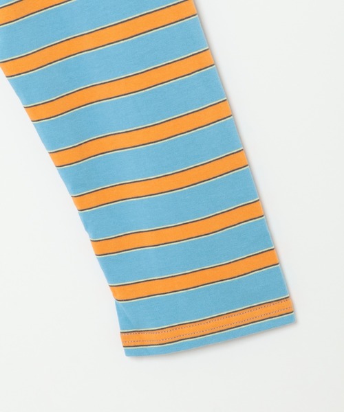 notch.（ノッチ）の「太マルチボーダーロンT（Tシャツ/カットソー・レディース・ブルー/グレー/ブラウン・M）」の7枚目の写真