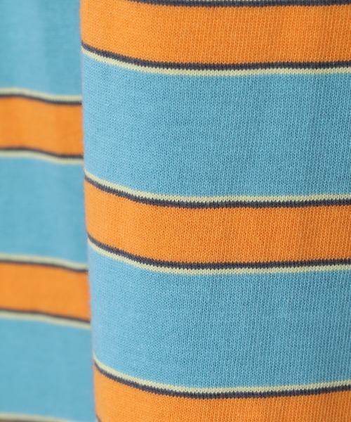 notch.（ノッチ）の「太マルチボーダーロンT（Tシャツ/カットソー・レディース・ブルー/グレー/ブラウン・M）」の13枚目の写真