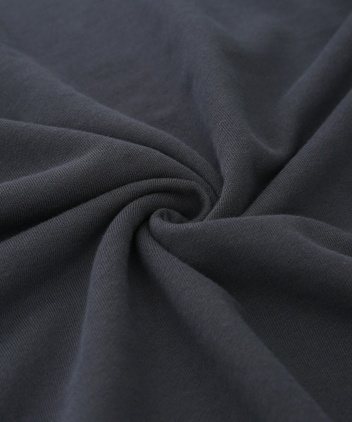 PORT BY ARK（ポートバイアーク）の「PORT BY ARK / ポートバイアーク：Light Sweat Long Sleeves：PO10-T001[COR]（スウェット・メンズ・チャコールグレー/サンドベージュ・1/2）」の9枚目の写真