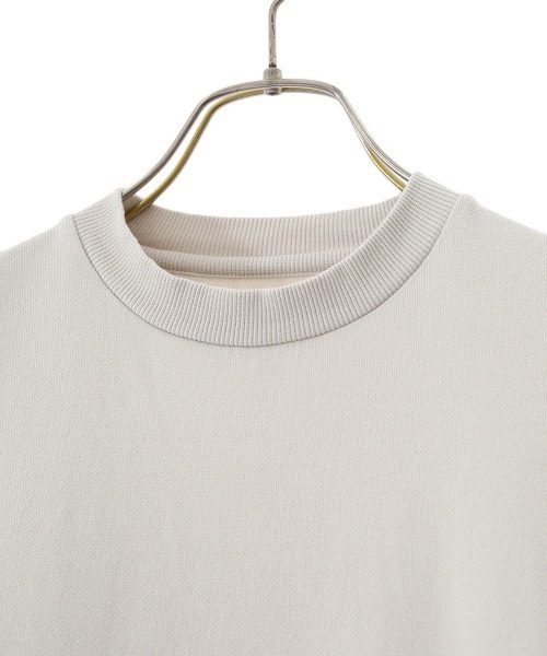 PORT BY ARK（ポートバイアーク）の「PORT BY ARK / ポートバイアーク：Light Sweat Long Sleeves：PO10-T001[COR]（スウェット・メンズ・チャコールグレー/サンドベージュ・1/2）」の16枚目の写真