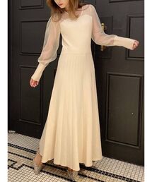 RESEXXY | シースルーフレアワンピース(ワンピース)