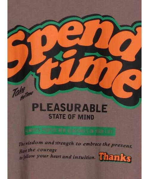 SEVENDAYS=SUNDAY(セブンデイズサンデイ)の「Spend timeロンTEE *(Tシャツ/カットソー・レディース・チャコールグレー/オフホワイト/グレイッシュベージュ・M/L)」の16枚目の写真