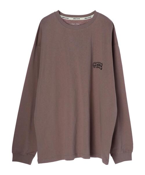 SEVENDAYS=SUNDAY(セブンデイズサンデイ)の「Spend timeロンTEE *(Tシャツ/カットソー・レディース・チャコールグレー/オフホワイト/グレイッシュベージュ・M/L)」の19枚目の写真