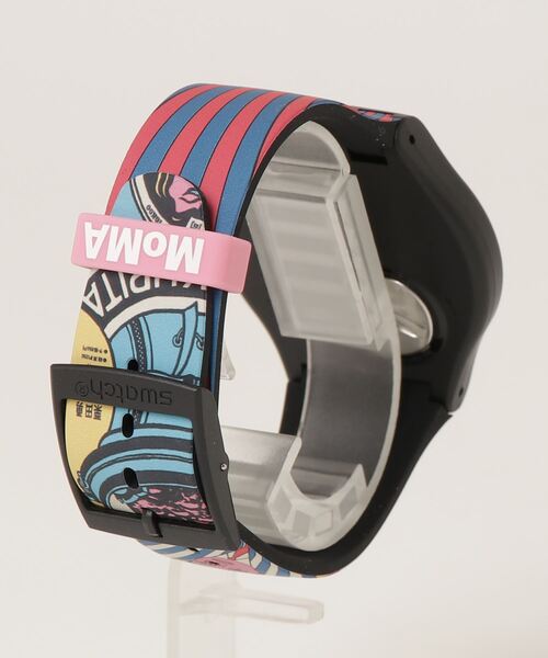 SWATCH(スウォッチ)の「【SWATCH×MoMA】SWATCH(スウォッチ)/THE CITY AND DESIGN, THE WONDERS OF LIFE(アナログ腕時計・メンズ・ピンク系その他・FREE)」の2枚目の写真