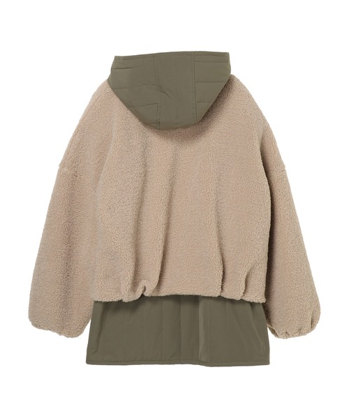 Green　Parks（グリーンパークス）の「【WEB限定】ボア×キルティングブルゾンセット＊（その他アウター・レディース・ベージュ/カーキ・FREE）」の17枚目の写真