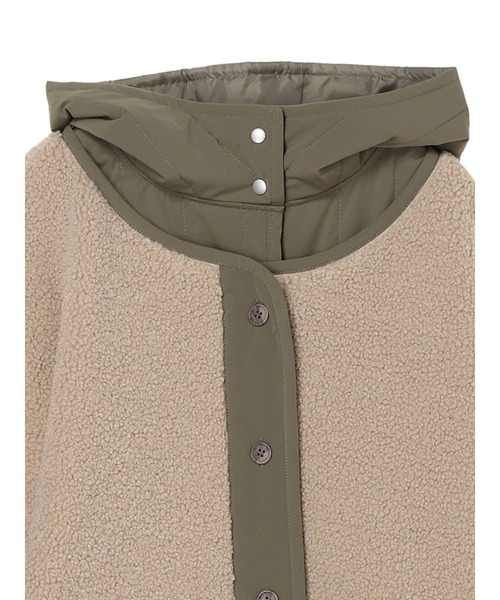 Green　Parks（グリーンパークス）の「【WEB限定】ボア×キルティングブルゾンセット＊（その他アウター・レディース・ベージュ/カーキ・FREE）」の18枚目の写真