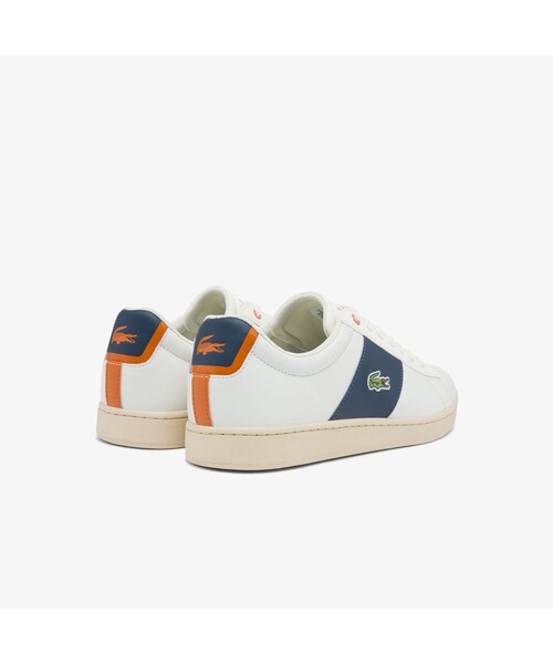 LACOSTE(ラコステ)の「メンズ CARNABY 0121 4(スニーカー・メンズ・オフホワイト/ホワイト×グリーン・25.5cm/26.5cm/28.5cm/25.0cm/26.0cm/27.0cm/28.0cm)」の13枚目の写真