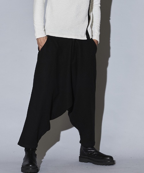 NO ID.(ノーアイディ)の「mp9444-ストレッチシャギーサルエルトラウザーズ(その他パンツ・メンズ・グレー/ベージュ/ブラック・1/3/2)」の9枚目の写真