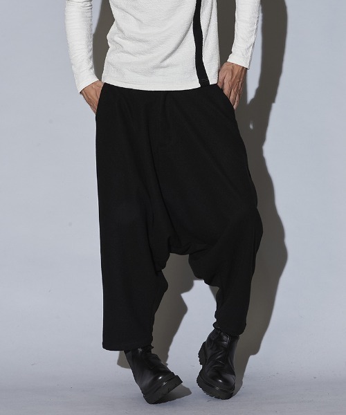 NO ID.(ノーアイディ)の「mp9444-ストレッチシャギーサルエルトラウザーズ(その他パンツ・メンズ・グレー/ベージュ/ブラック・1/3/2)」の10枚目の写真