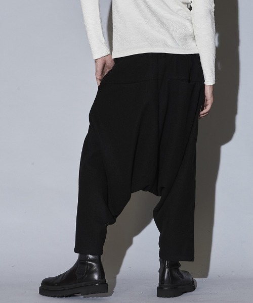 NO ID.(ノーアイディ)の「mp9444-ストレッチシャギーサルエルトラウザーズ(その他パンツ・メンズ・グレー/ベージュ/ブラック・1/3/2)」の12枚目の写真