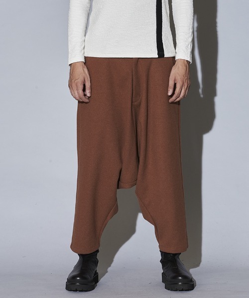 NO ID.(ノーアイディ)の「mp9444-ストレッチシャギーサルエルトラウザーズ(その他パンツ・メンズ・グレー/ベージュ/ブラック・1/3/2)」の16枚目の写真