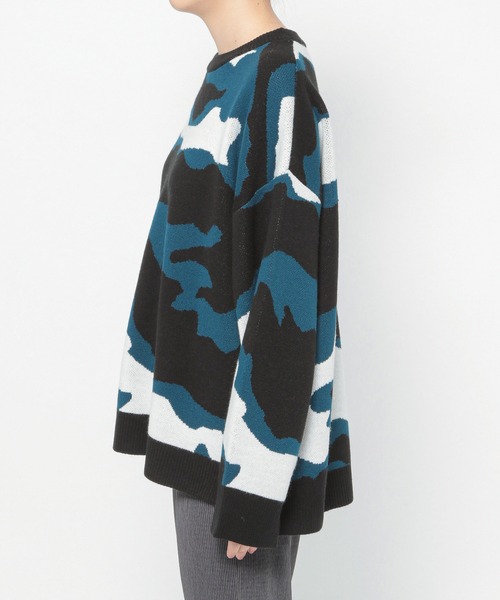 PAGEBOY（ページボーイ）の「モードマーブルニット（ニット/セーター・レディース・ブラック/ブラウン・FREE）」の3枚目の写真