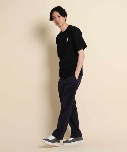 40ｃｔ＆525（フォーティーカラッツアンドゴーニーゴ）の「ラスタウォーカー　丸胴Tシャツ（Tシャツ/カットソー・メンズ・ホワイト/ブラック/ダークネイビー・04/02/03）」の6枚目の写真