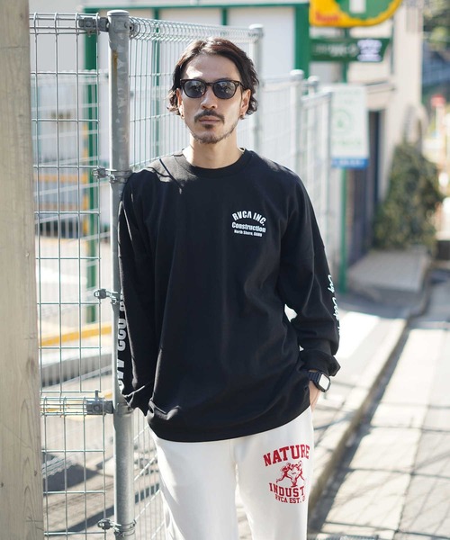 RVCA(ルーカ)の「【オンライン限定】RVCA メンズ DEEP DIG LONG SLEEVE ロングスリーブTシャツ【2021年秋冬モデル】/ルーカ袖プリント長袖バックプリントロンT(Tシャツ/カットソー・メンズ・ブラック/ブラウン/ホワイト・MEDIUM/LARGE/SMALL/X-LARGE)」の13枚目の写真