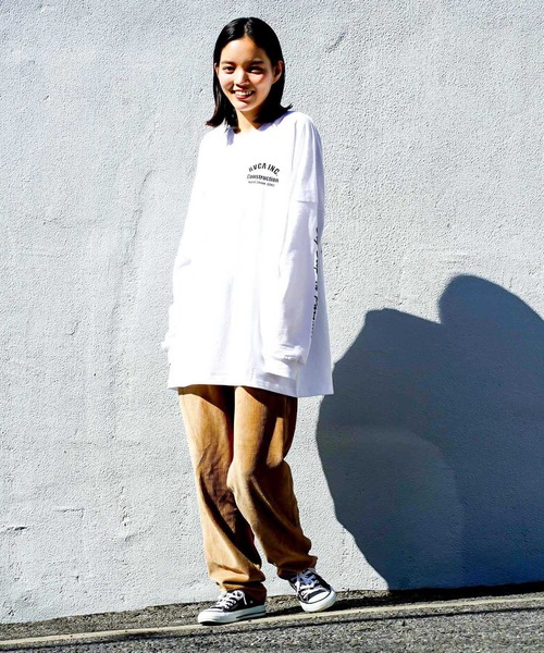 RVCA(ルーカ)の「【オンライン限定】RVCA メンズ DEEP DIG LONG SLEEVE ロングスリーブTシャツ【2021年秋冬モデル】/ルーカ袖プリント長袖バックプリントロンT(Tシャツ/カットソー・メンズ・ブラック/ブラウン/ホワイト・MEDIUM/LARGE/SMALL/X-LARGE)」の4枚目の写真