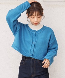 tiptop（ティップトップ）の「【2023AW新色登場/5色展開】前後2wayもちもちショート丈ニットカーディガン（カーディガン/ボレロ・レディース）」